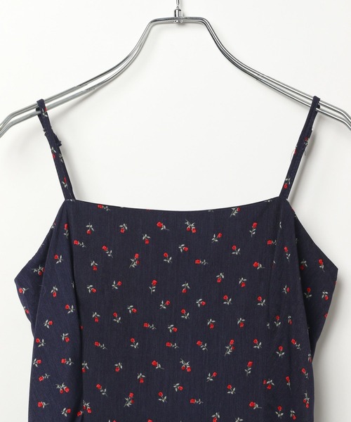 3.3 Field Trip （3.3フィールドトリップ）の「3.3 Field Trip／フラワープリントキャミワンピース（ワンピース・レディース・ホワイト/ネイビー・FREE）」の9枚目の写真