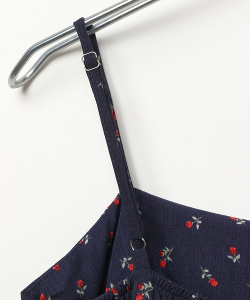 3.3 Field Trip （3.3フィールドトリップ）の「3.3 Field Trip／フラワープリントキャミワンピース（ワンピース・レディース・ホワイト/ネイビー・FREE）」の12枚目の写真