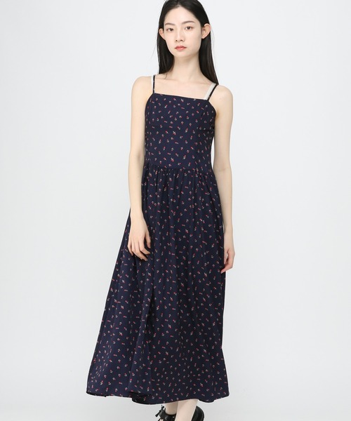 3.3 Field Trip （3.3フィールドトリップ）の「3.3 Field Trip／フラワープリントキャミワンピース（ワンピース・レディース・ホワイト/ネイビー・FREE）」の20枚目の写真