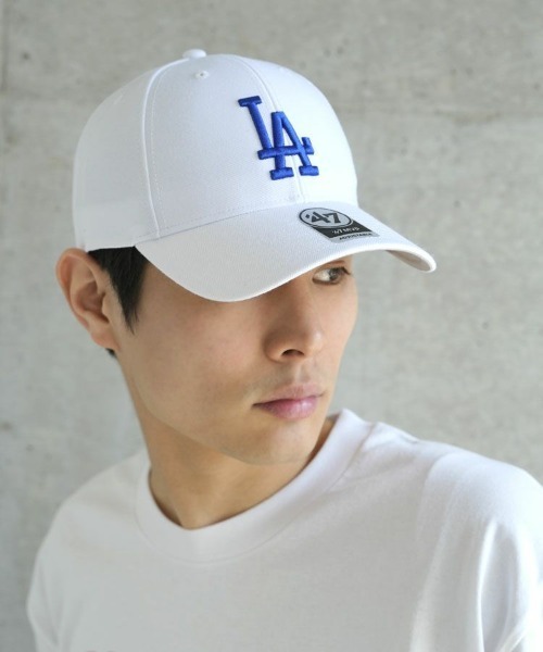 '47(フォーティーセブン)の「【'47】Dodgers '47 MVP ('47 エムブイピー ロサンゼルス・ドジャース) / 7カラー(キャップ・メンズ・ロイヤルブルー/グリーン系その他/ブラック系その他/ブラック×ホワイト/ホワイト/ネイビー/カーキ・F)」の18枚目の写真