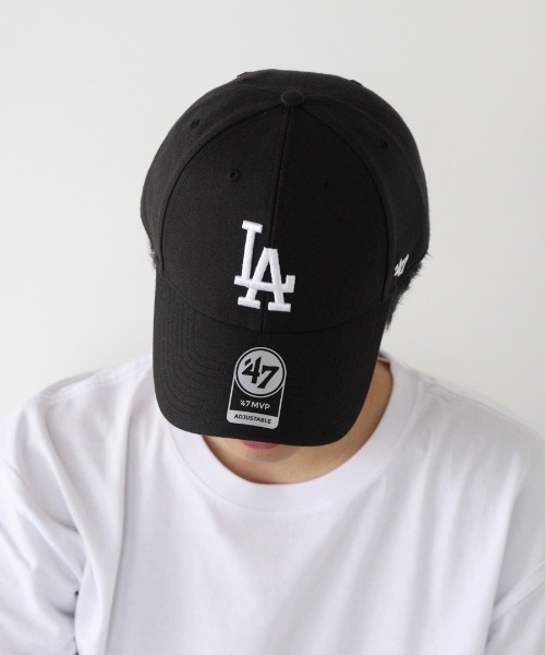 '47(フォーティーセブン)の「【'47】Dodgers '47 MVP ('47 エムブイピー ロサンゼルス・ドジャース) / 7カラー(キャップ・メンズ・ロイヤルブルー/グリーン系その他/ブラック系その他/ブラック×ホワイト/ホワイト/ネイビー/カーキ・F)」の17枚目の写真