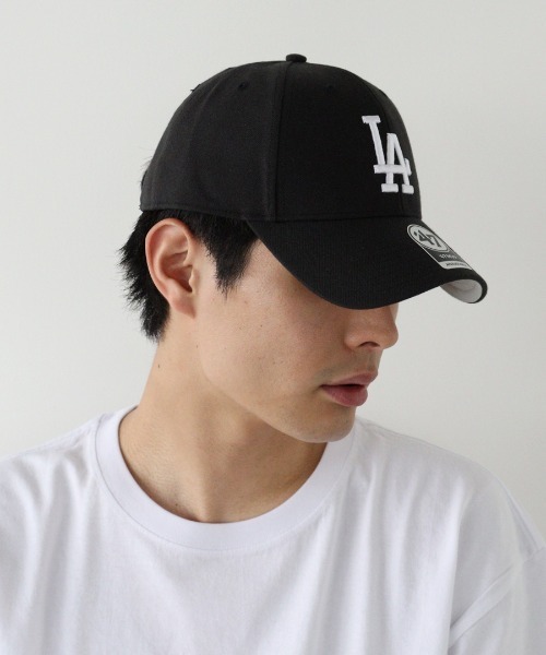'47(フォーティーセブン)の「【'47】Dodgers '47 MVP ('47 エムブイピー ロサンゼルス・ドジャース) / 7カラー(キャップ・メンズ・ロイヤルブルー/グリーン系その他/ブラック系その他/ブラック×ホワイト/ホワイト/ネイビー/カーキ・F)」の18枚目の写真