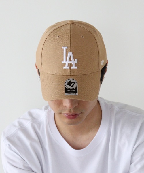 '47(フォーティーセブン)の「【'47】Dodgers '47 MVP ('47 エムブイピー ロサンゼルス・ドジャース) / 7カラー(キャップ・メンズ・ロイヤルブルー/グリーン系その他/ブラック系その他/ブラック×ホワイト/ホワイト/ネイビー/カーキ・F)」の11枚目の写真