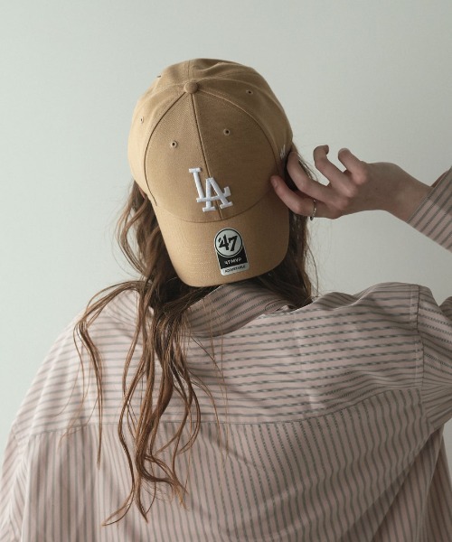 '47(フォーティーセブン)の「【'47】Dodgers '47 MVP ('47 エムブイピー ロサンゼルス・ドジャース) / 7カラー(キャップ・メンズ・ロイヤルブルー/グリーン系その他/ブラック系その他/ブラック×ホワイト/ホワイト/ネイビー/カーキ・F)」の21枚目の写真