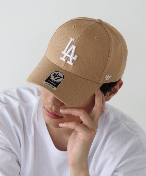 '47(フォーティーセブン)の「【'47】Dodgers '47 MVP ('47 エムブイピー ロサンゼルス・ドジャース) / 7カラー(キャップ・メンズ・ロイヤルブルー/グリーン系その他/ブラック系その他/ブラック×ホワイト/ホワイト/ネイビー/カーキ・F)」の9枚目の写真