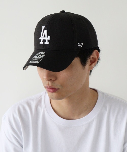 '47(フォーティーセブン)の「【'47】Dodgers '47 MVP ('47 エムブイピー ロサンゼルス・ドジャース) / 7カラー(キャップ・メンズ・ロイヤルブルー/グリーン系その他/ブラック系その他/ブラック×ホワイト/ホワイト/ネイビー/カーキ・F)」の19枚目の写真