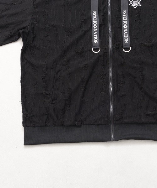 SILVER BULLET（シルバーバレット）の「『PSYCHO NATION/サイコネーション』うさ耳ダメージZIPパーカー【Z】（パーカー・レディース・ブラック/グレー・M/L）」の18枚目の写真