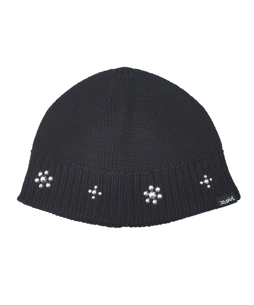 帽子 momoyoufuku STUDDED KNIT HAT（ハット）｜X-girl（エックスガール）の