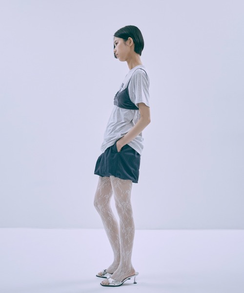 EN NEUME(エンノイム)の「Vintage Logo T-shirts(Tシャツ/カットソー・レディース・チャコールグレー/オートミール/ホワイト・FREE)」の8枚目の写真