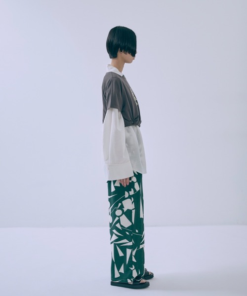 EN NEUME(エンノイム)の「Vintage Logo T-shirts(Tシャツ/カットソー・レディース・チャコールグレー/オートミール/ホワイト・FREE)」の11枚目の写真