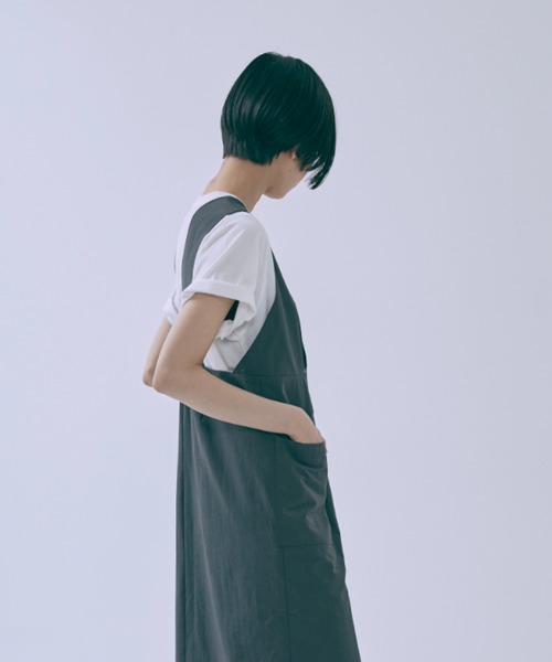 EN NEUME(エンノイム)の「Vintage Logo T-shirts(Tシャツ/カットソー・レディース・チャコールグレー/オートミール/ホワイト・FREE)」の6枚目の写真