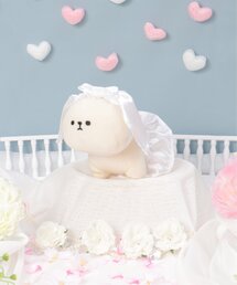 LBC（エルビーシー）の「PLUFFY かぶりもの ウェディングドレス（クッション/クッションカバー）」