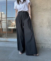 willfully ウィルフリー パラシュートパンツ ブラック WILLFULLY official web store（ウィルフリーコウシキツウハン