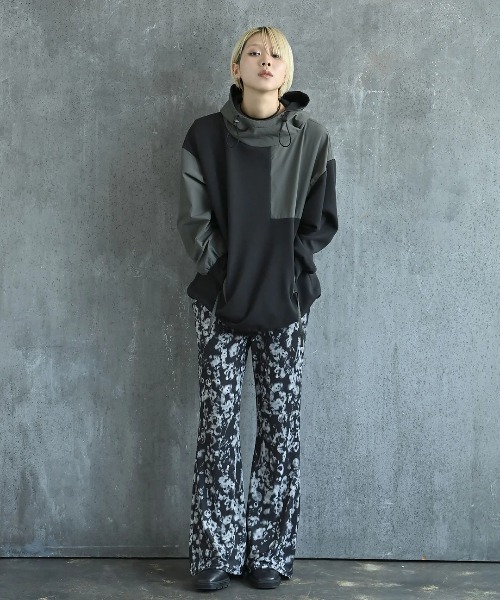 funda mine(ファンダマイン)　フーディー UNISEX [日本製]ダンボールコンビプルオーバー（マウンテン
