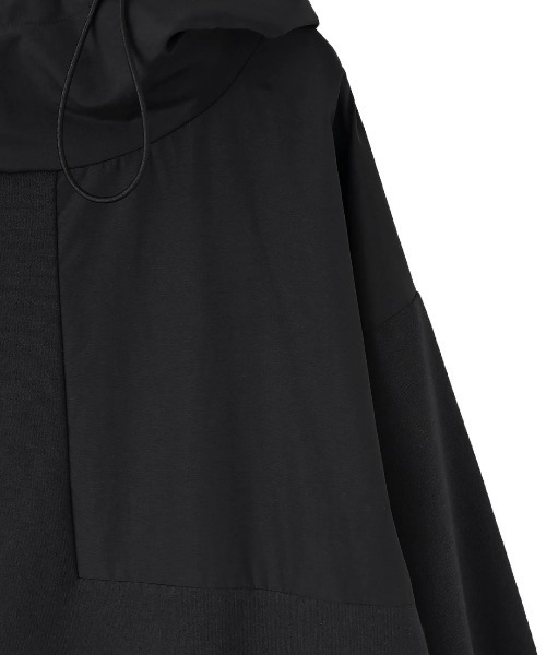 funda mine（ファンダマイン）の「UNISEX　[日本製]ダンボールコンビプルオーバー（マウンテンパーカー・レディース・カーキ/ブラック・02/01）」の9枚目の写真