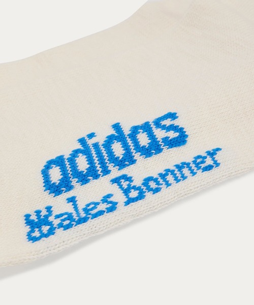 新品 Mサイズ ADIDAS x WALES BONNER ソックス セット Adidas - x Wales Bonner Socks Set in Wonder White & Burgundy