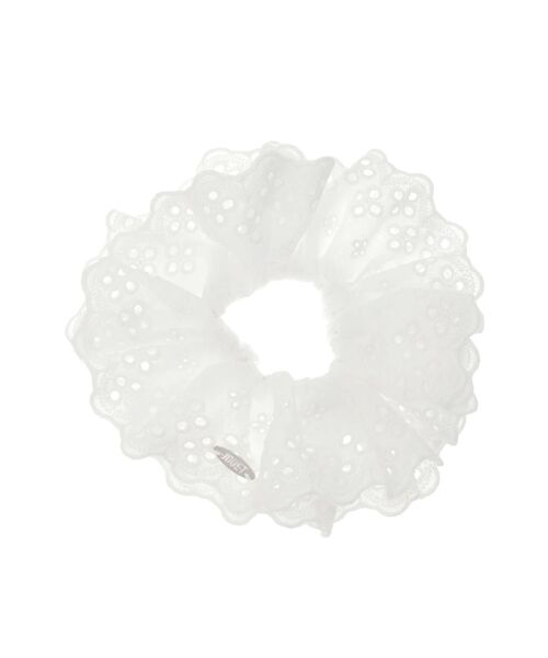 jouetie（ジュエティ）の「パンチングレースビッグシュシュ（シュシュ・レディース・レッド/オフホワイト/ブラック・FREE）」の14枚目の写真