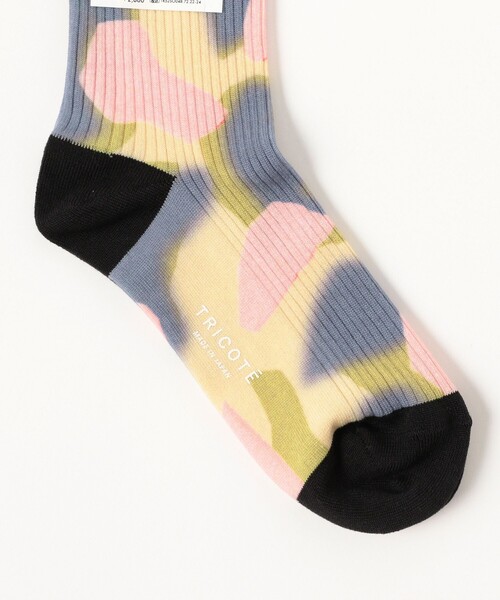 Ray BEAMS(レイビームス)の「TRICOTE / PETAL SOCKS(ソックス/靴下・レディース・イエロー/ピンク・ONE SIZE)」の4枚目の写真