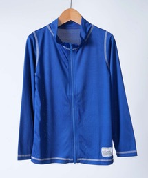 Anytime Songs（エニータイムソングス）の「COLOR STITCH ZIP RUSH GUARD/カラーステッチ ジップ ラッシュガード（ラッシュガード）」