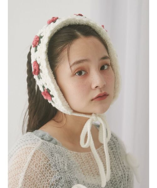 merry jenny レース ヘッドドレス merry jenny（メリージェニー）の「ribbon lace headdress