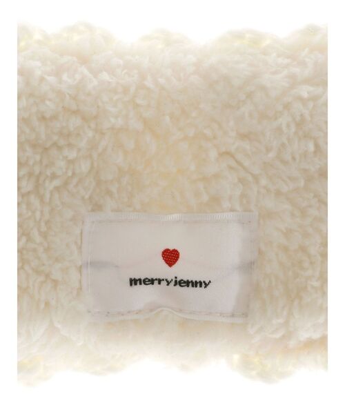 merry jenny（メリージェニー）の「クロシェヘッドドレス（カチューシャ・レディース・オフホワイト/ブラック・FREE）」の4枚目の写真