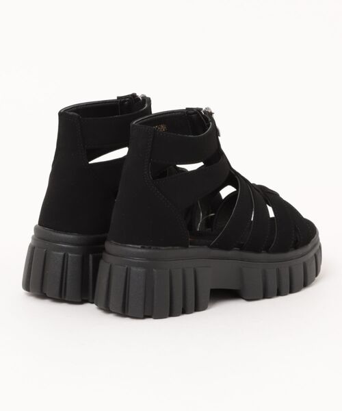 LUGG NAGG(ラグナグ)の「【BOBSON】【厚底】トラックソールグラディエーター【簡単着脱】(サンダル・レディース・ブラック/ベージュ/ホワイト・M/L/LL/S)」の17枚目の写真