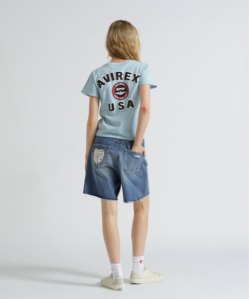 直営店限定》HEART SHORT PANTS/ハートショートパンツ（デニム