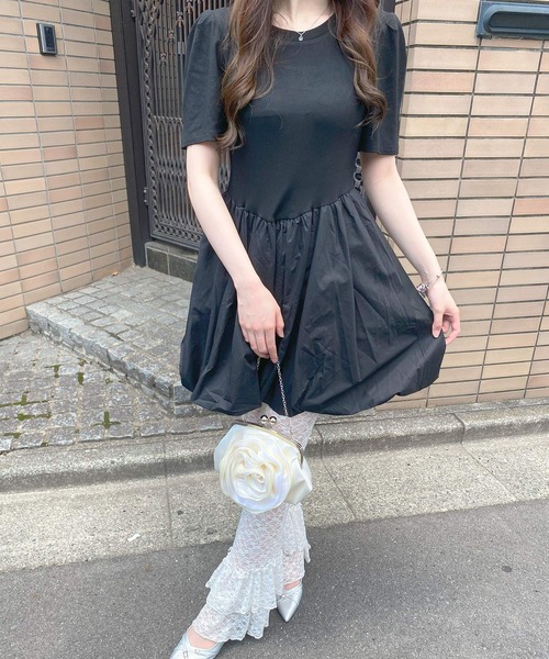 frunco(フランコ)の「バルーンワンピース(ワンピース・レディース・ホワイト/ピンク/ブラック・FREE)」の20枚目の写真