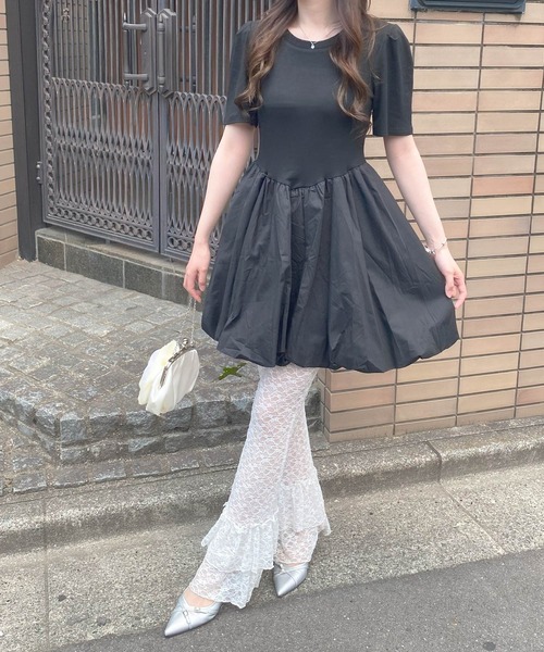 frunco(フランコ)の「バルーンワンピース(ワンピース・レディース・ホワイト/ピンク/ブラック・FREE)」の18枚目の写真