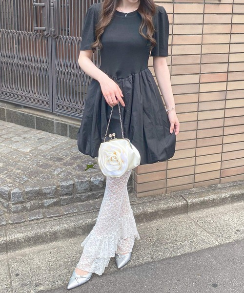 frunco(フランコ)の「バルーンワンピース(ワンピース・レディース・ホワイト/ピンク/ブラック・FREE)」の17枚目の写真
