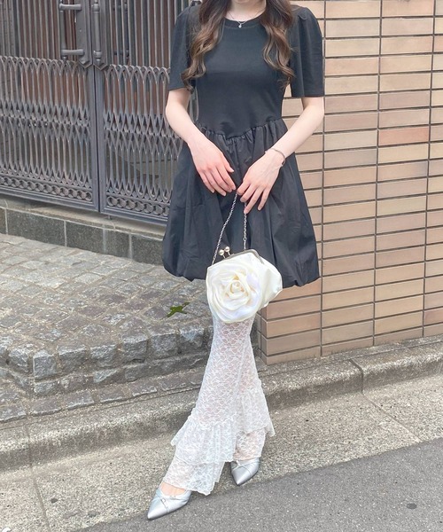 frunco(フランコ)の「バルーンワンピース(ワンピース・レディース・ホワイト/ピンク/ブラック・FREE)」の16枚目の写真