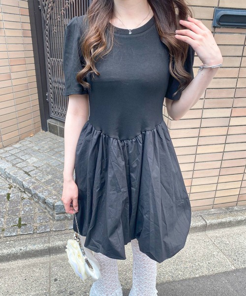 frunco(フランコ)の「バルーンワンピース(ワンピース・レディース・ホワイト/ピンク/ブラック・FREE)」の22枚目の写真