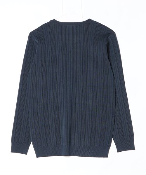 HIGH STREET（ハイストリート）の「ﾌﾞﾗｲﾄﾗﾝﾀﾞﾑﾃﾚｺｸﾙｰﾈｯｸKN（ニット/セーター・メンズ・グレー系その他/ネイビー/ホワイト/ブラック・M/LL/L）」の5枚目の写真