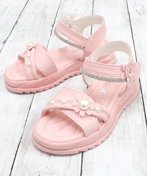 THE CASUAL(カジュアル)の「キッズ サマーサンダル(サンダル・キッズ・ホワイト系/ホワイト系1/ホワイト系2/ホワイト系3/ピンク系/ピンク系1/ピンク系2/ピンク系3・18cm/19cm/20cm/21cm/22cm)」の13枚目の写真
