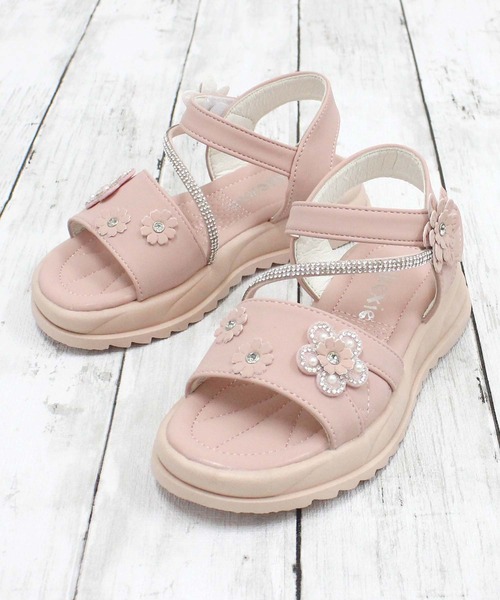 THE CASUAL(カジュアル)の「キッズ サマーサンダル(サンダル・キッズ・ホワイト系/ホワイト系1/ホワイト系2/ホワイト系3/ピンク系/ピンク系1/ピンク系2/ピンク系3・18cm/19cm/20cm/21cm/22cm)」の16枚目の写真