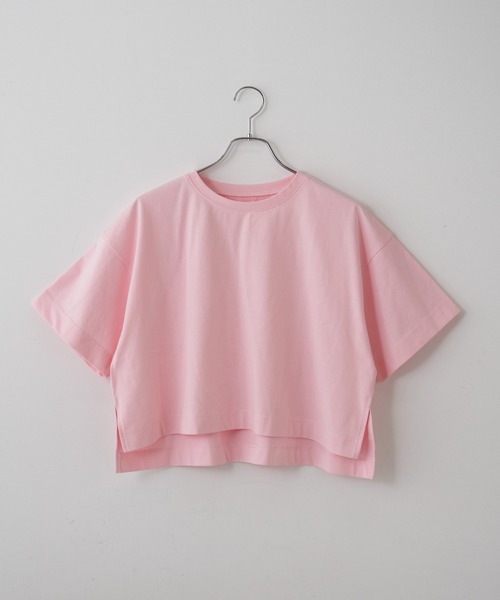 COLONY 2139(コロニートゥーワンスリーナイン)の「スマートワイドクロップドTシャツ(Tシャツ/カットソー・レディース・ブラック/グレー/ブルー/ホワイト/ピンク・FREE)」の5枚目の写真