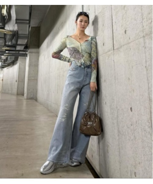 DIESEL（ディーゼル）の「ウィメンズ カーディガン M-FIORINA（カーディガン/ボレロ・レディース・ベージュ系その他・SMALL/X-SMALL/MEDIUM/LARGE/X-LARGE）」の7枚目の写真