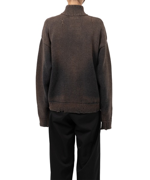 Maison MIHARA YASUHIRO(メゾンミハラヤスヒロ)の「Cat Jacquard Knit Cardigan(カーディガン/ボレロ・レディース・ブラック/ベージュ/グレー・36/38/40)」の7枚目の写真