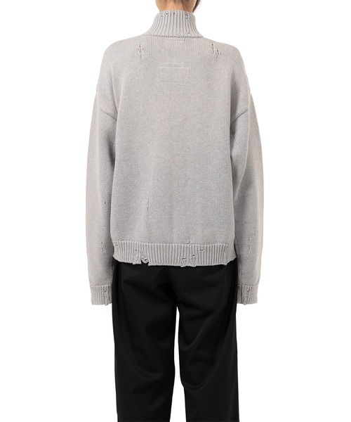 Maison MIHARA YASUHIRO(メゾンミハラヤスヒロ)の「Cat Jacquard Knit Cardigan(カーディガン/ボレロ・レディース・ブラック/ベージュ/グレー・36/38/40)」の14枚目の写真