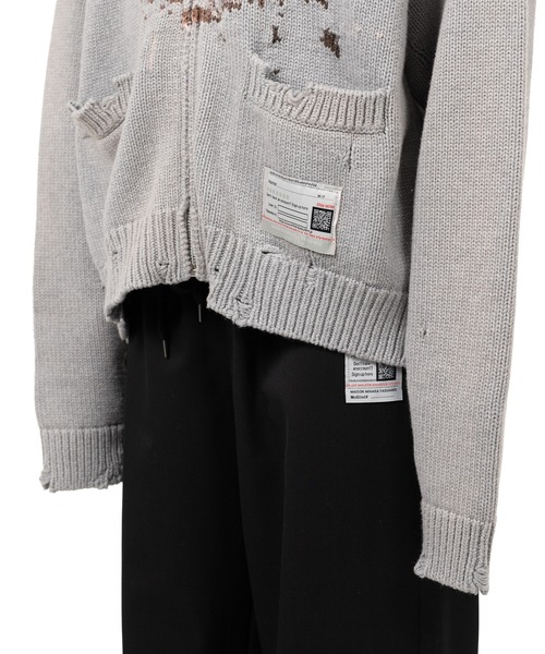 Maison MIHARA YASUHIRO(メゾンミハラヤスヒロ)の「Cat Jacquard Knit Cardigan(カーディガン/ボレロ・レディース・ブラック/ベージュ/グレー・36/38/40)」の17枚目の写真