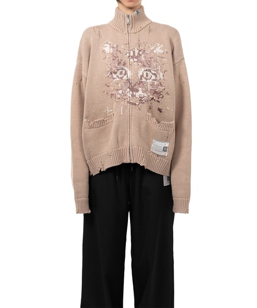 Maison MIHARA YASUHIRO(メゾンミハラヤスヒロ)の「Cat Jacquard Knit Cardigan(カーディガン/ボレロ・レディース・ブラック/ベージュ/グレー・36/38/40)」の19枚目の写真