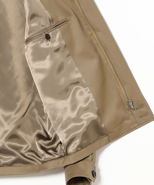 BEAMS F（ビームスエフ）の「ウール ハリントンジャケット（ブルゾン・メンズ・カーキ・48/46/44/50）」の6枚目の写真