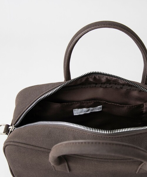 coen(コーエン)の「スクエアボストンショルダーバッグ(ショルダーバッグ・レディース・オフホワイト/ブラック/ブラウン/ダークブラウン・FREE)」の14枚目の写真