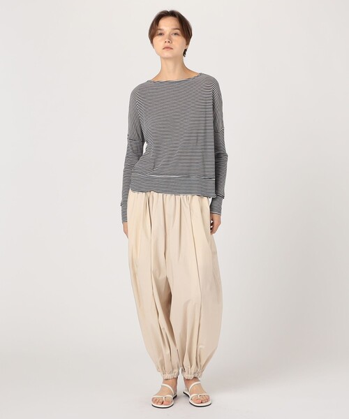 HAVERSACK(ハバーザック)の「HAVERSACK タイプライター バルーンパンツ(その他パンツ・レディース・ホワイト/ブラック・FREE)」の3枚目の写真