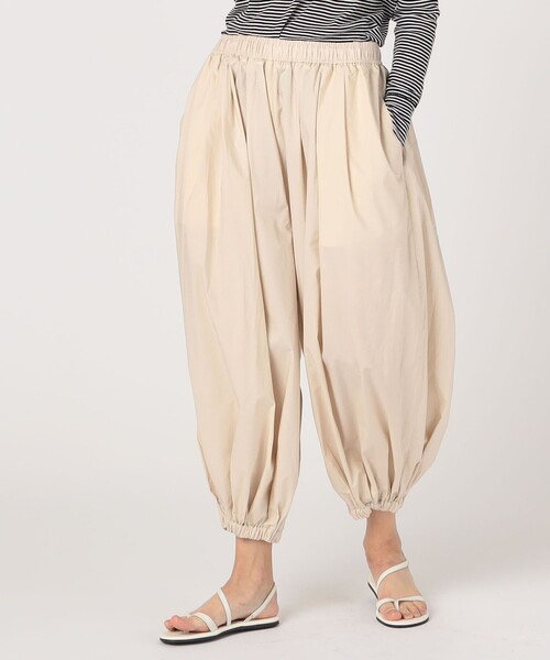 HAVERSACK(ハバーザック)の「HAVERSACK タイプライター バルーンパンツ(その他パンツ・レディース・ホワイト/ブラック・FREE)」の4枚目の写真