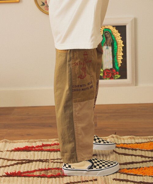 DENIM DUNGAREE（デニムダンガリー）の「DENIM DUNGAREE / コンパクト チノ リメイク パンツ 2025FW（105～125cm）（その他パンツ・キッズ・カーキ/ベージュ・125/105/115）」の16枚目の写真