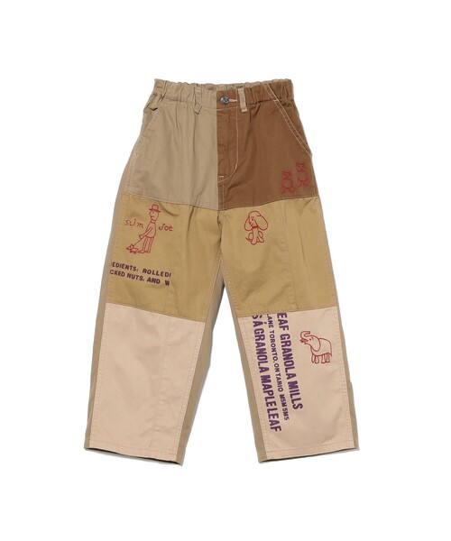 DENIM DUNGAREE（デニムダンガリー）の「DENIM DUNGAREE / コンパクト チノ リメイク パンツ 2025FW（105～125cm）（その他パンツ・キッズ・カーキ/ベージュ・125/105/115）」の13枚目の写真