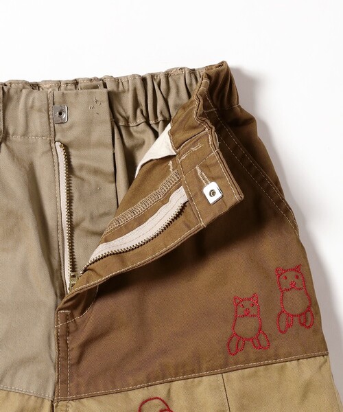 DENIM DUNGAREE（デニムダンガリー）の「DENIM DUNGAREE / コンパクト チノ リメイク パンツ 2025FW（105～125cm）（その他パンツ・キッズ・カーキ/ベージュ・125/105/115）」の11枚目の写真