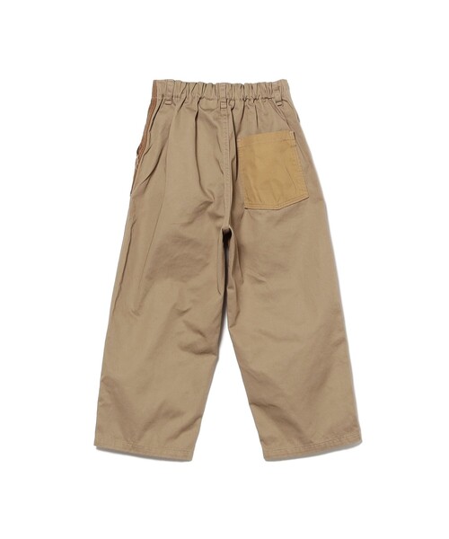 DENIM DUNGAREE（デニムダンガリー）の「DENIM DUNGAREE / コンパクト チノ リメイク パンツ 2025FW（105～125cm）（その他パンツ・キッズ・カーキ/ベージュ・125/105/115）」の9枚目の写真