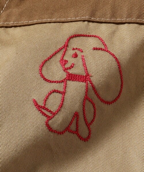 DENIM DUNGAREE（デニムダンガリー）の「DENIM DUNGAREE / コンパクト チノ リメイク パンツ 2025FW（105～125cm）（その他パンツ・キッズ・カーキ/ベージュ・125/105/115）」の8枚目の写真